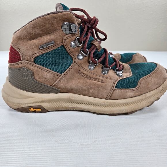 Merrell Ontario Mid Waterproof Hiking Boot Women's Size 8.5 - Picture 4 of 10